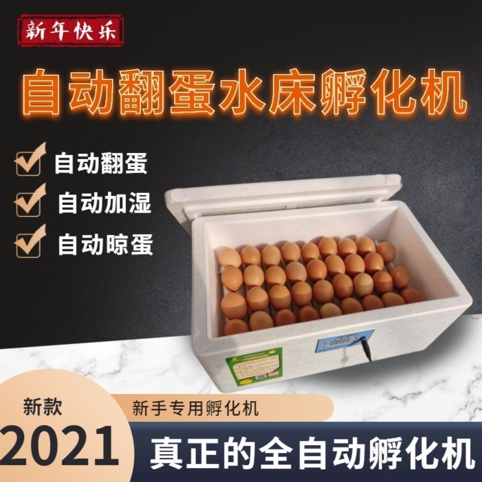 老韩水床孵化器全自动家用型鸟鸡鸭鹅鹌鹑鸽孵化器小型卵蛋箱
