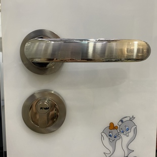 海诗蔓门锁室内卧室房门锁现代家用锁具轴承锁门把手分体木门锁