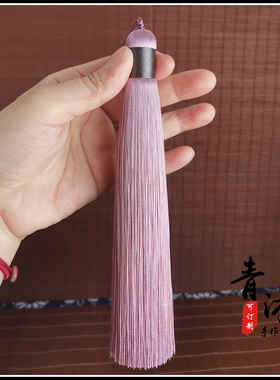 亚紫素雅古装车挂簪子扇文艺流苏