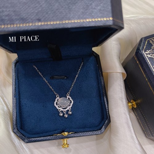 岁岁平安长命锁纯银项链女礼物