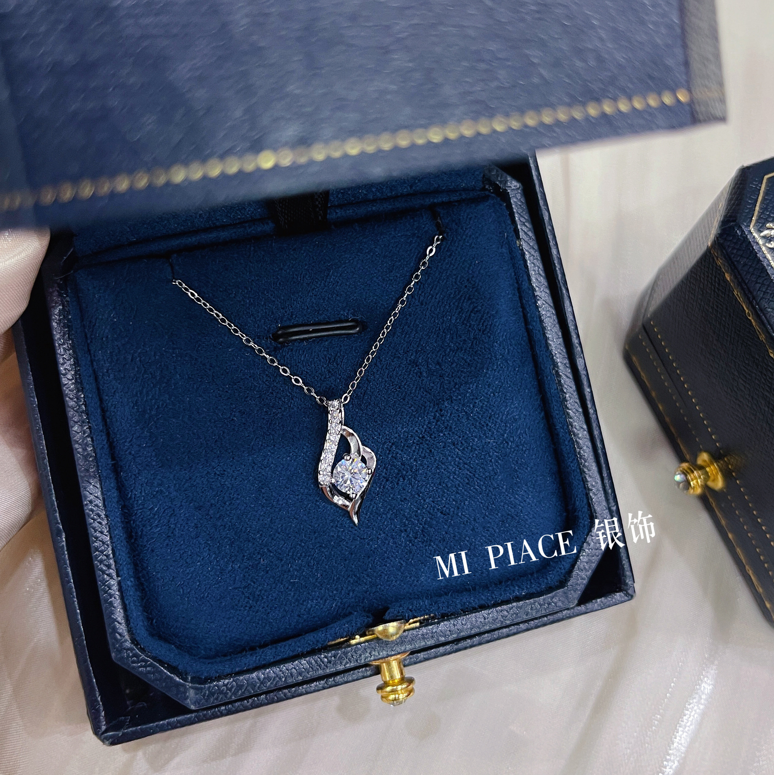 999纯银丘比特之箭项链女轻奢小众设计感锁骨链送闺蜜生日礼物