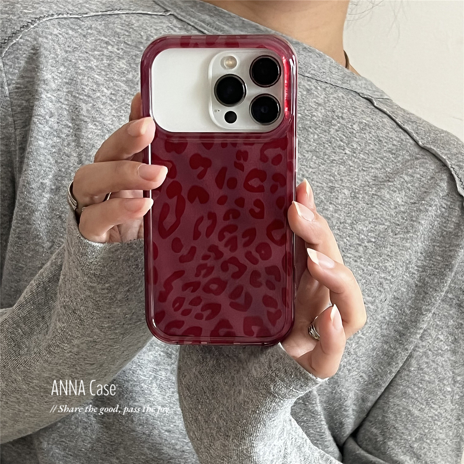 ANNACASE秋冬辣妹玫粉豹纹细沙手机壳适用iphone17promax苹果14全包17pro新款15pro软壳16Promax防摔保护套16,3C数码配件,手机保护套/壳,淘宝优惠券,粉丝福利购,淘宝优惠卷