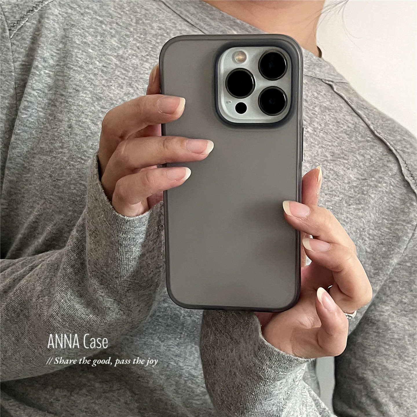 ANNACASE简约肤感透黑超薄液态硅胶手机壳适用于iphone16promax苹果15pro磨砂14新款16pro软壳13防摔保护套16,3C数码配件,手机保护套/壳,淘宝优惠券,粉丝福利购,淘宝优惠卷