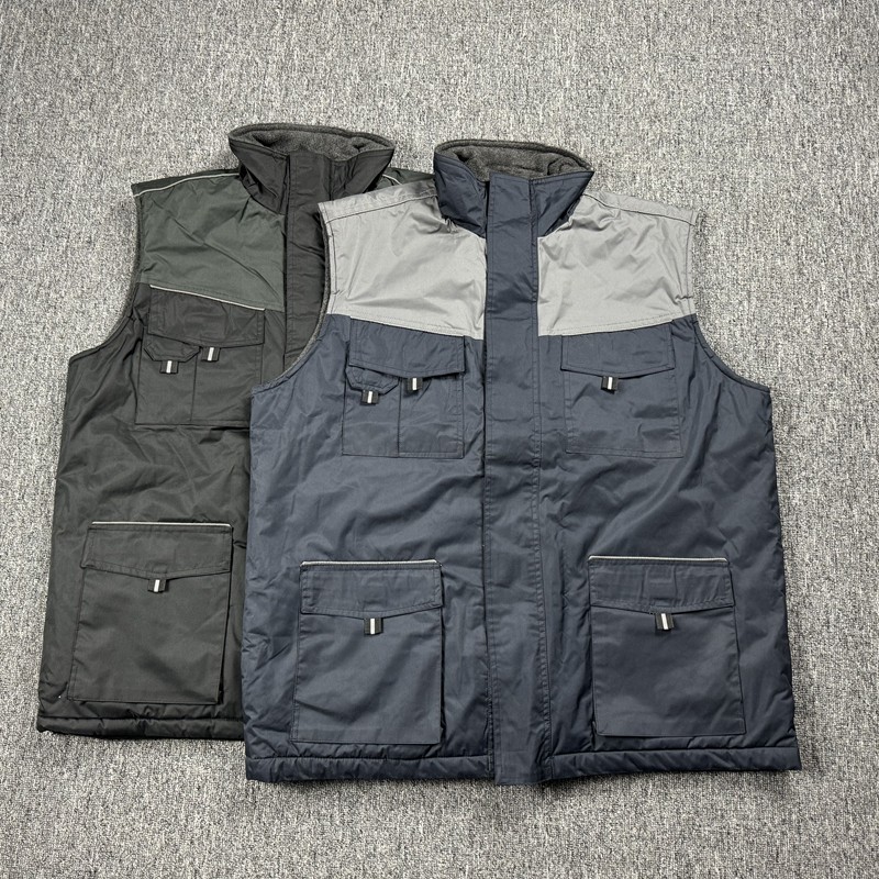外贸男士工装棉马甲 秋冬季户外防风多兜加绒保暖立领坎肩外套,男装,常规马甲,淘宝优惠券,粉丝福利购,淘宝优惠卷