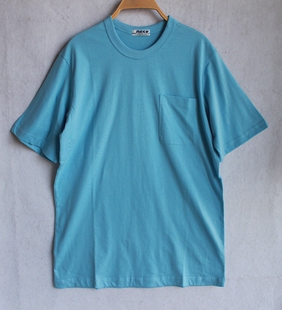 夏季 圆领情侣款 短袖 纯棉半袖 休闲百搭纯色水洗棉T恤 衫 日单男女款