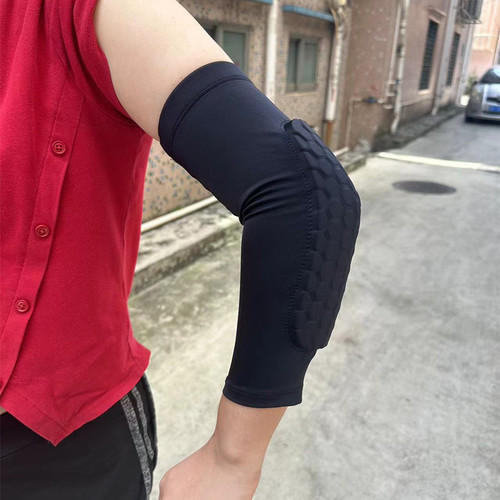 运动蜂窝加长护臂篮球护小臂