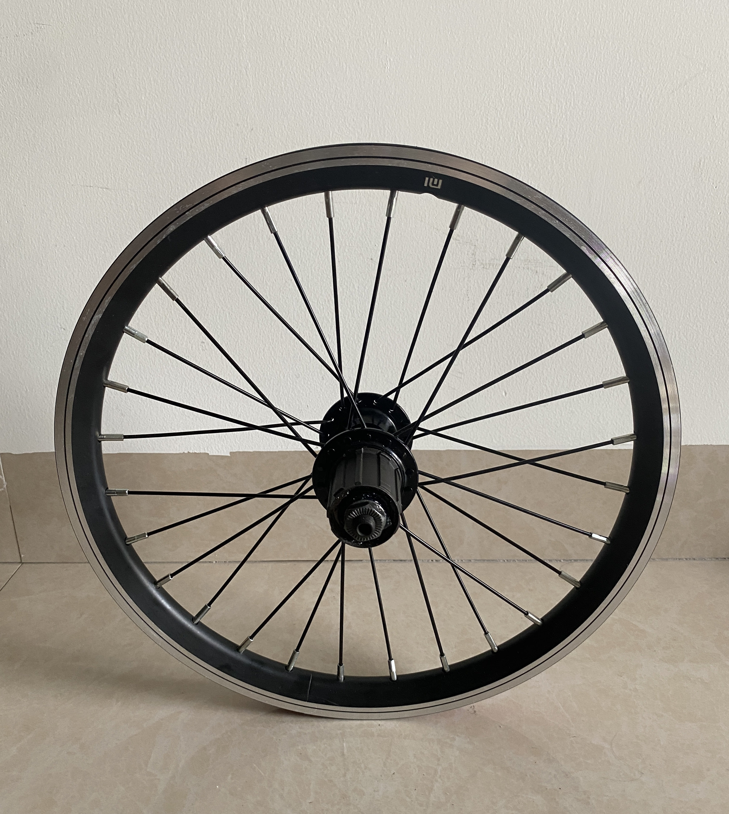 16寸305V刹双层铝合金车圈台产辐条7速卡飞后轮组+ 7速飞轮