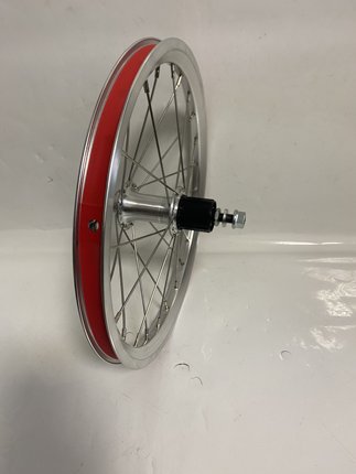 客户定制专拍：银色1 4寸120开档7速卡飞后轮组