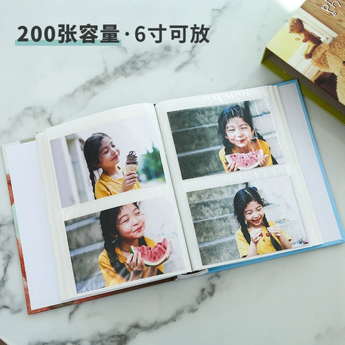 Вместительный и большой фотоальбом для влюбленных, 6 дюймовый, подарок на день рождения