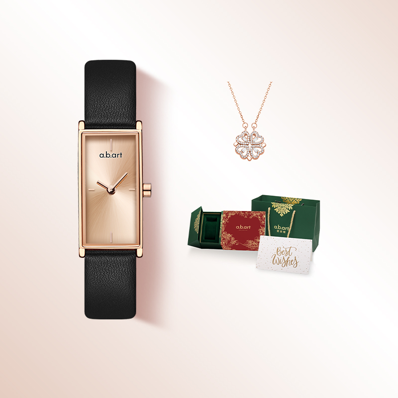 瑞士abart复古方糖手表女礼物