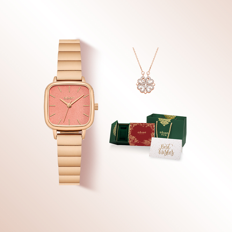 瑞士abart 小众轻奢女表方糖手表女高级感爱彼雅石英手表生日礼物