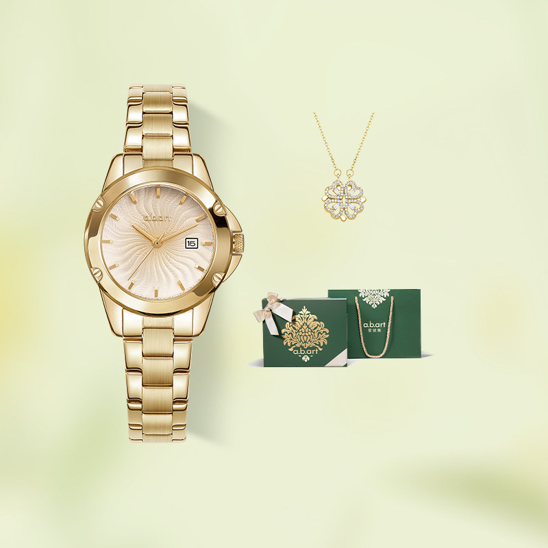 瑞士abart轻奢腕表石英手表女士金表爱彼雅高级感送女生生日礼物