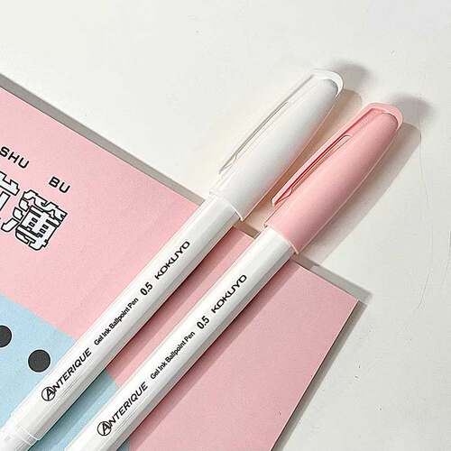 国誉新品中性笔速干黑色水笔