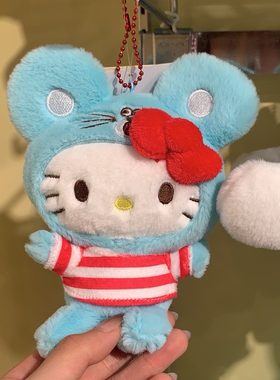 现货 日本代购三丽鸥swimmer联名限定合作款Hello kitty挂件文具