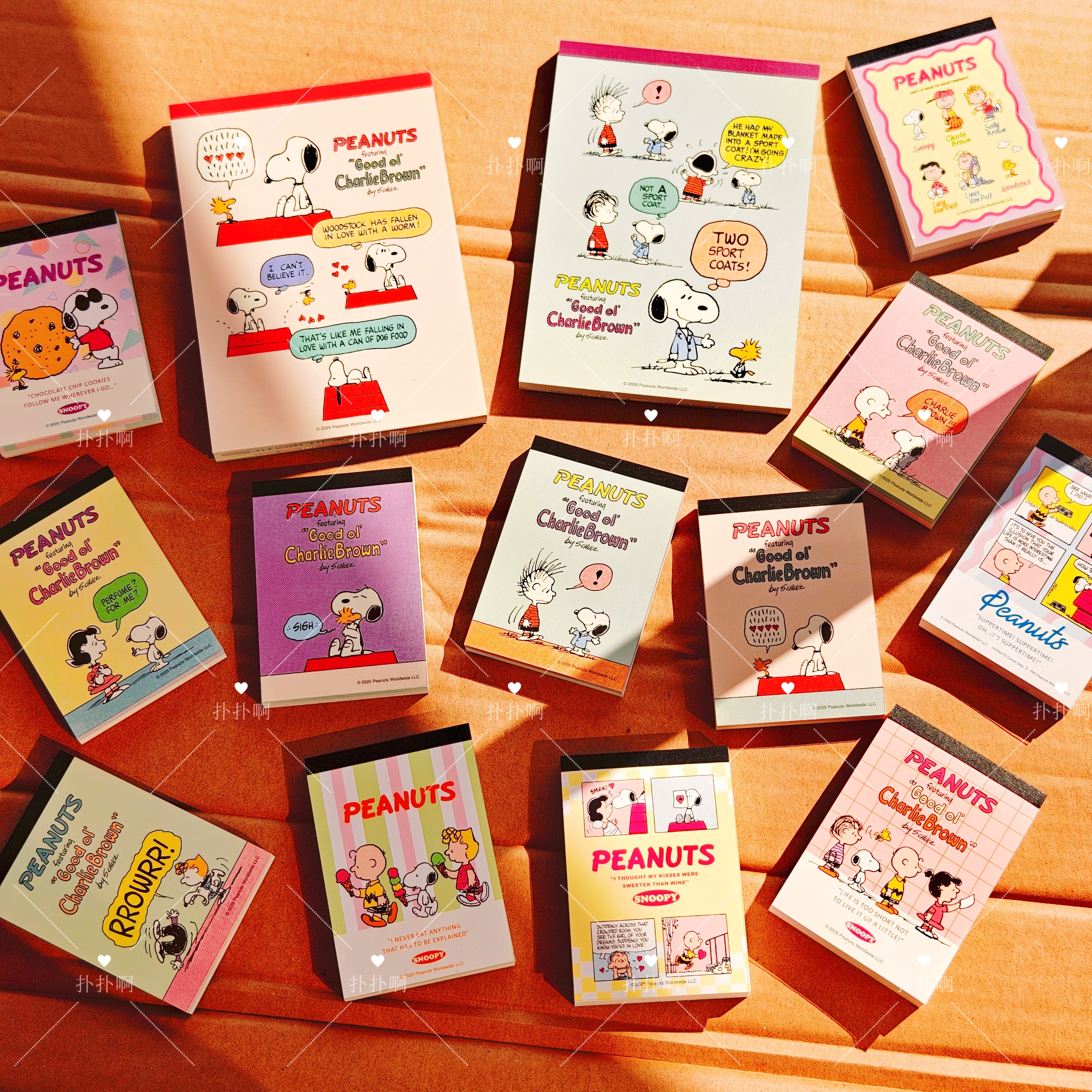 国内现货日本采购snoopy史努比限量peanuts迷你便签本80页日本制