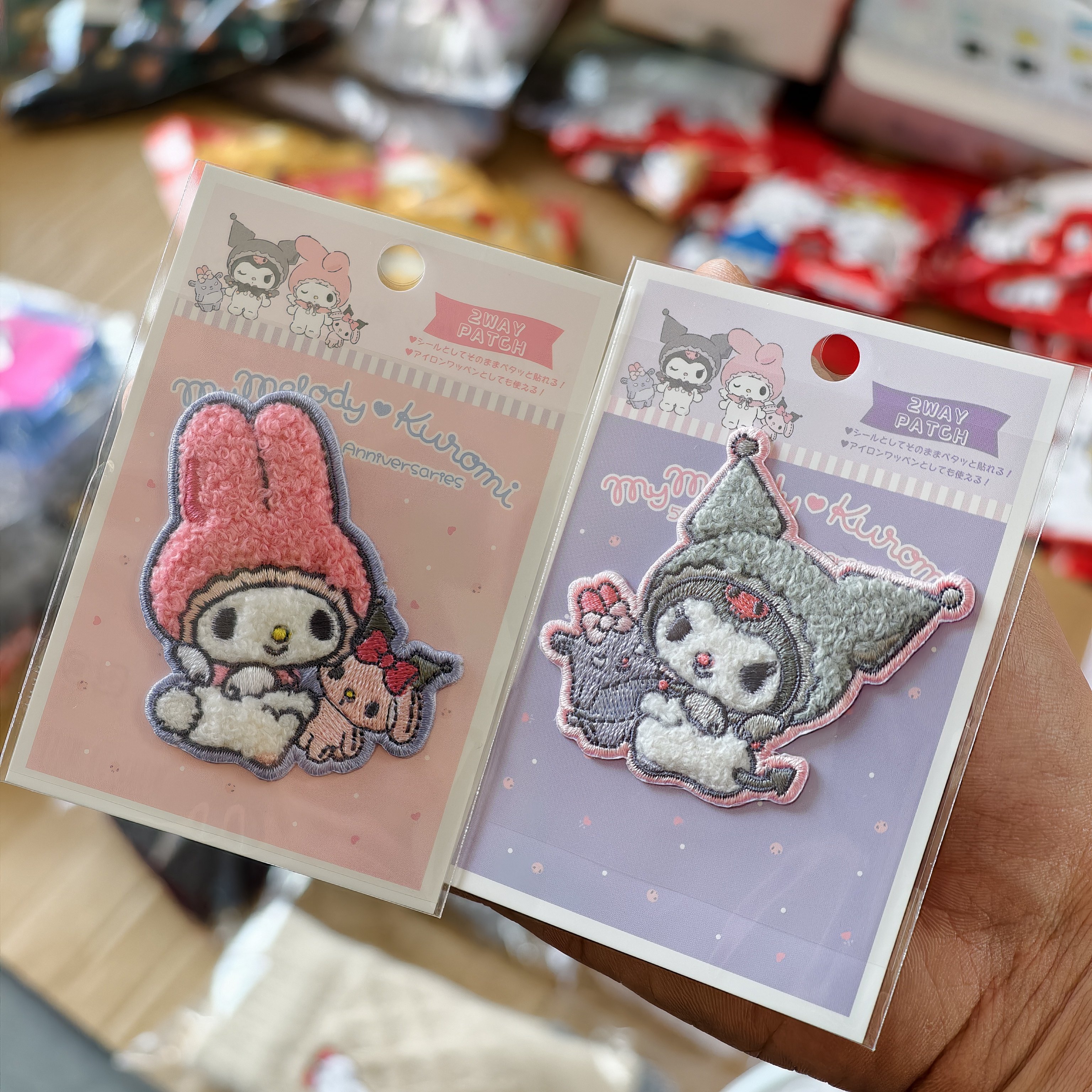 国内现货日本采购三丽鸥库洛米美乐蒂钥匙手机包购物袋手拎布贴,模玩/动漫/周边/娃圈三坑/桌游,动漫徽章/立牌,淘宝优惠券,粉丝福利购,淘宝优惠卷