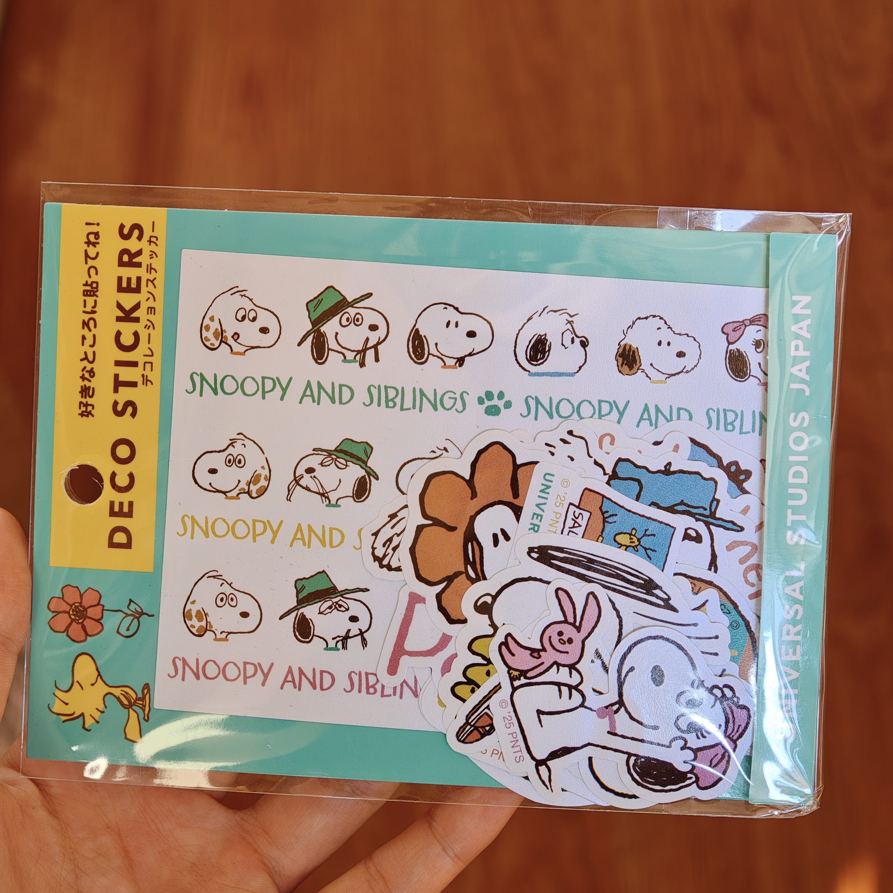 国内现货日本大阪环球usj采购奥拉夫Olaf史努比贴纸10枚装