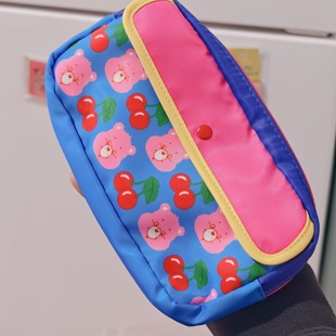 国内现货日本采购plaza彩虹熊 carebears 收纳包 笔袋化妆包