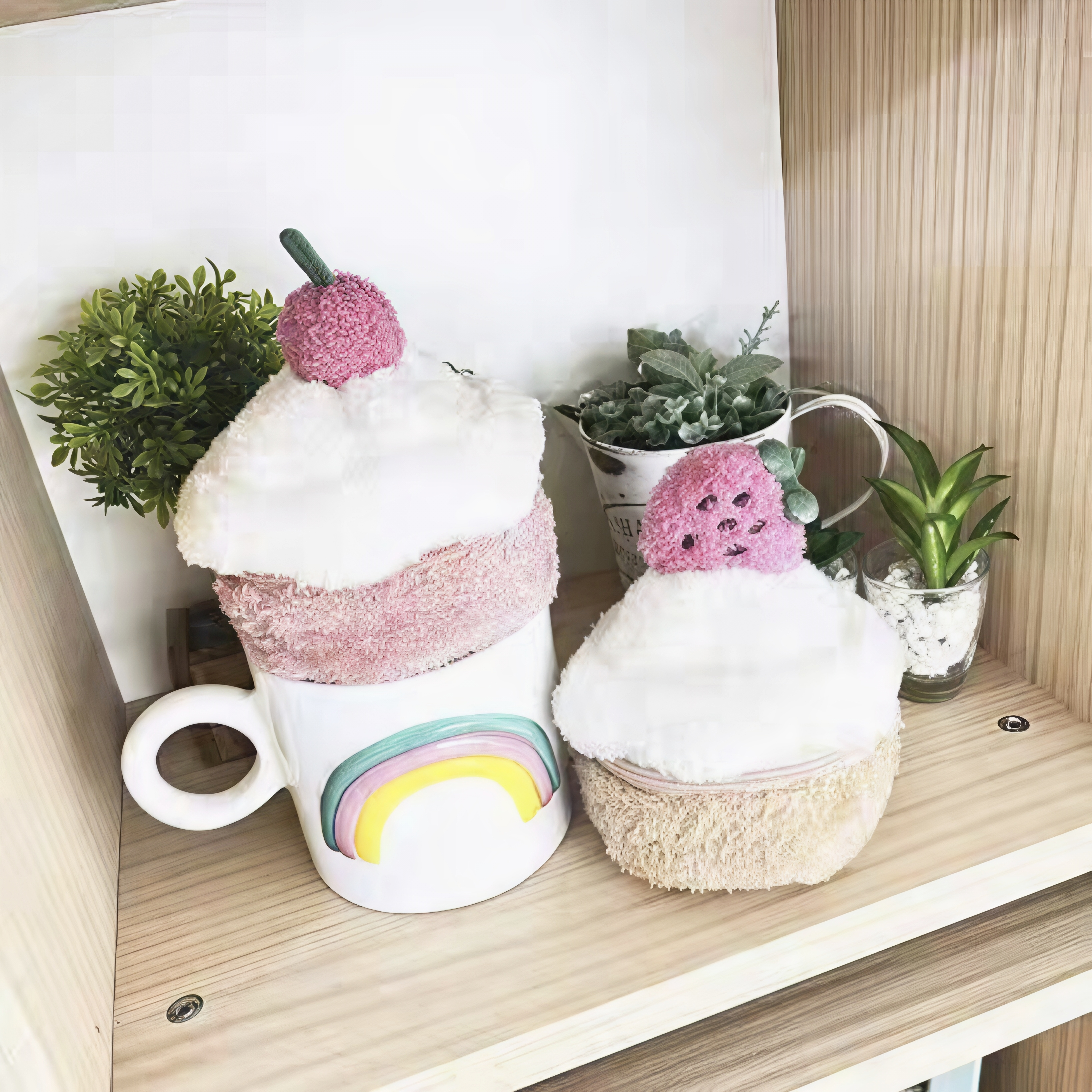 国内现货日本采购 miffy米菲兔毛绒樱桃草莓零钱包耳机包收纳包挂