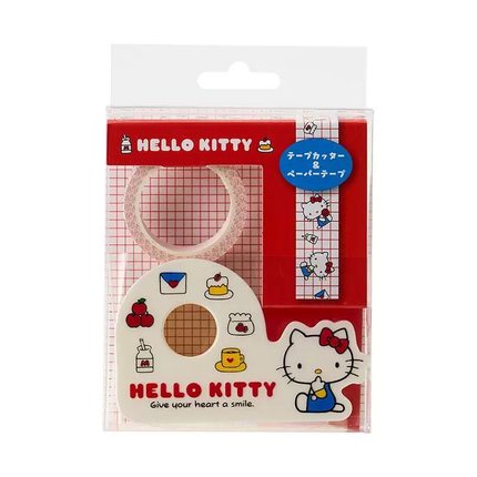 国内现货日本采购三丽鸥 胶带切割器纸胶带hello Kitty 含胶带