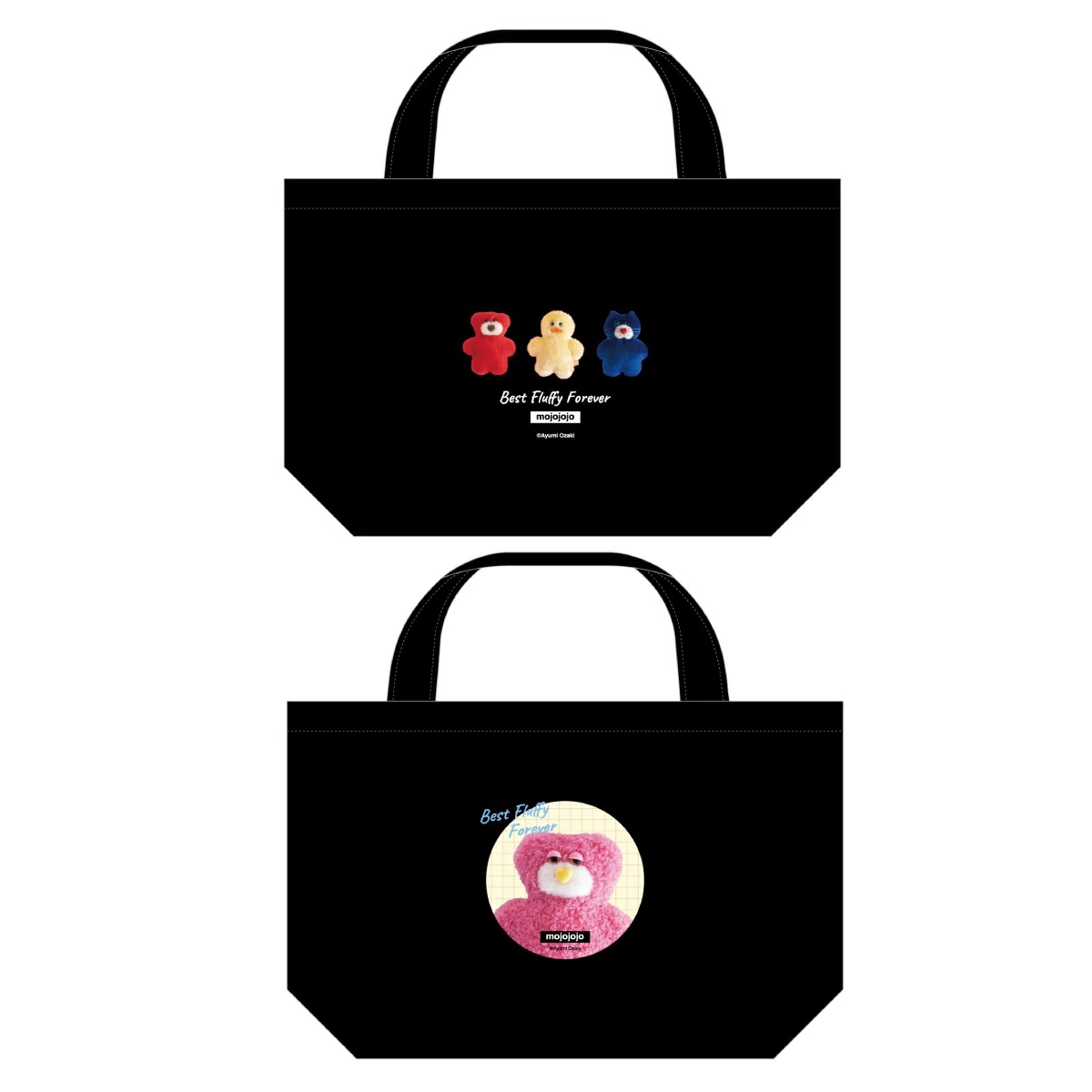 国内现货日本采购小众卡通mojojojo限定插画纯棉帆布包手提包