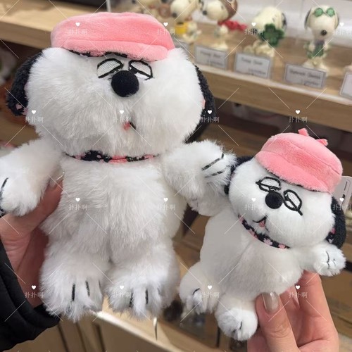 国内现货 日本购 史努比奥拉夫樱花系列毛绒公仔小挂件购物袋