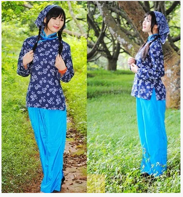 特价阿庆嫂演出服新款中老年秧歌服舞蹈采茶女成人村姑服装