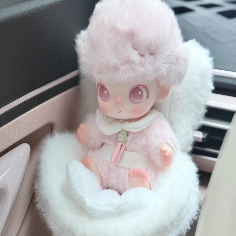 泡泡玛特Dimoo新生日记宝宝椅拉布布毛绒车载玩偶汽车出风口座椅,汽车用品/电子/清洗/改装,摆件,淘宝优惠券,粉丝福利购,淘宝优惠卷