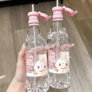饮料矿泉水三合一吸管转换头大口径健身便携水瓶喝水瓶盖防漏外出