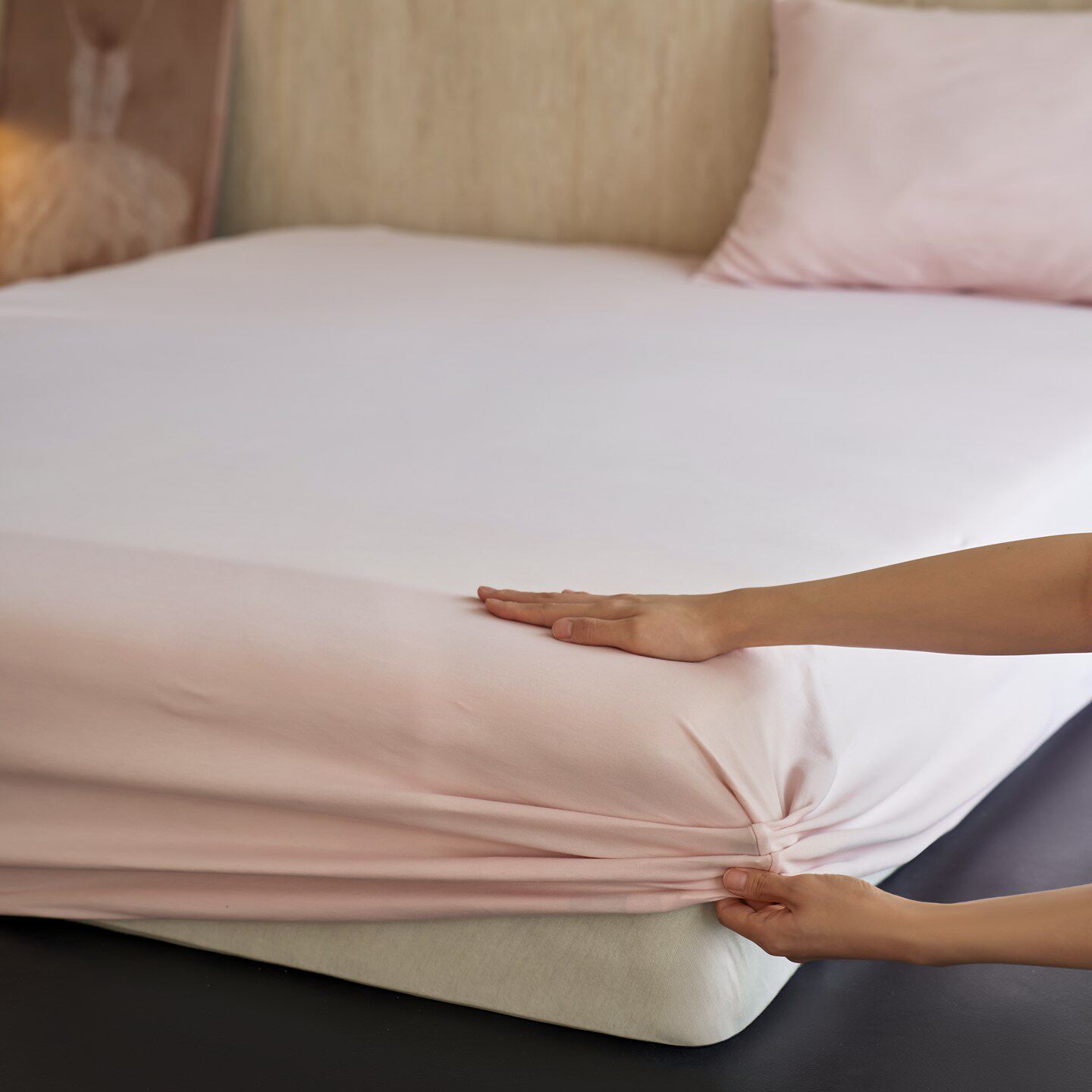 高端阿瓦提天竺棉针织棉床笠单件秋冬季加厚床单床垫纯棉保护罩3