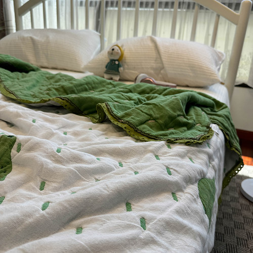 夏季纱布毯纯棉卡通柔软舒适