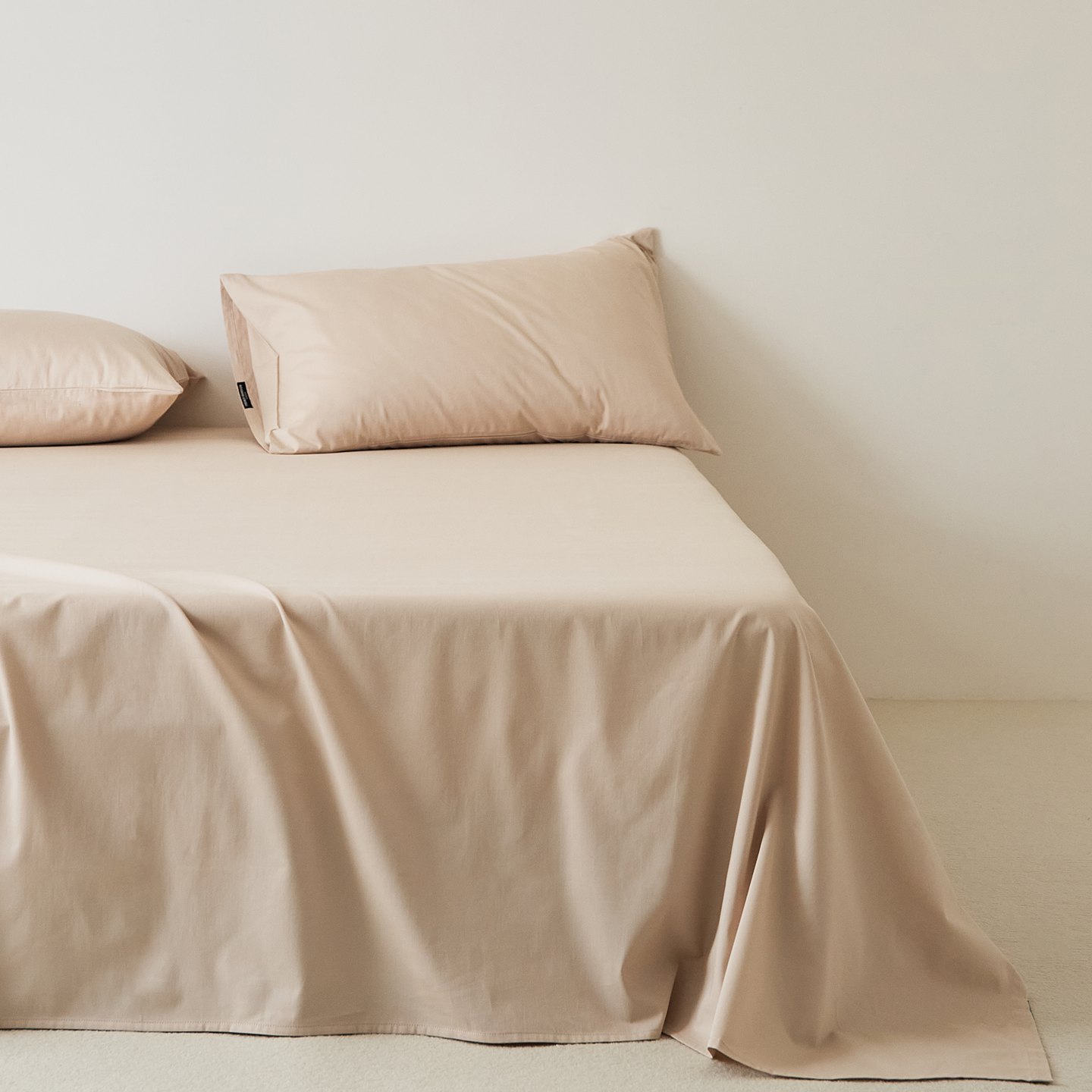 全棉50支磨毛秋冬保暖纯棉床单床笠单件床罩席梦思床垫保护套床品