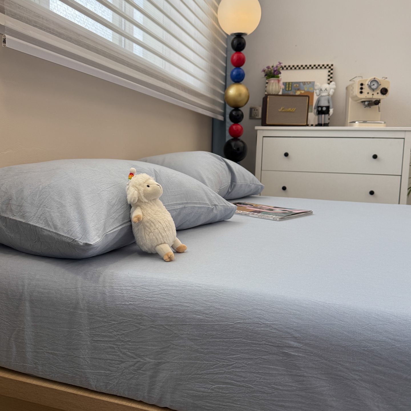 简约日式全棉色织水洗棉床单床笠单件席梦思纯棉被单炕单四季通用