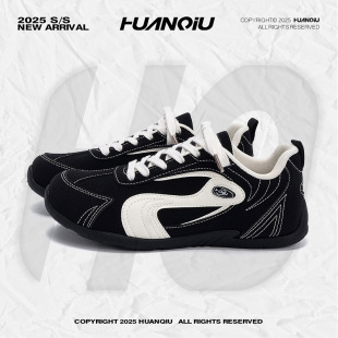 环球厚底百搭复古德训鞋子男2026春季新款男鞋轻便潮鞋休闲运动鞋