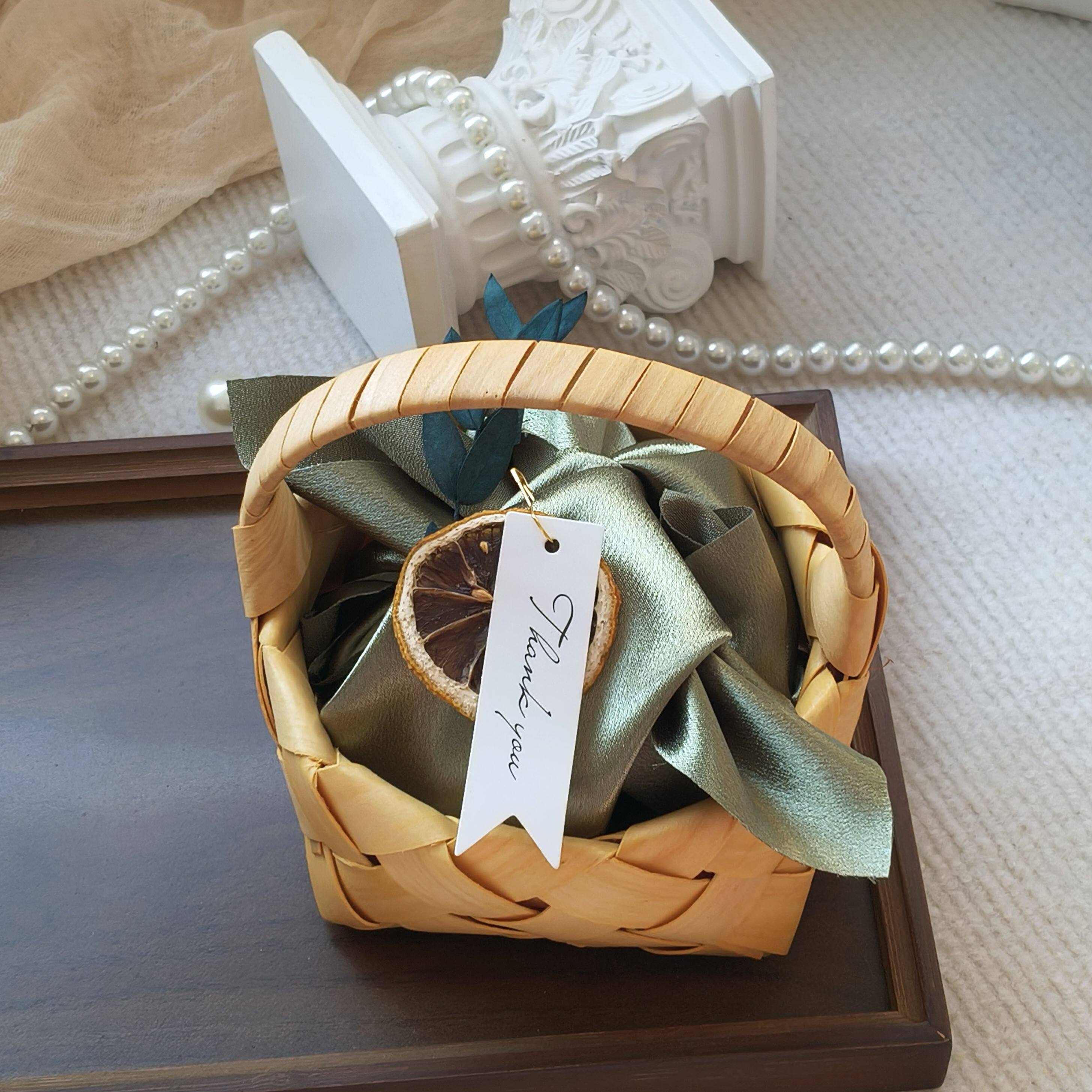 原创定制结婚包装盒实用婚庆小花篮送伴娘礼物盒手工高级感礼品盒