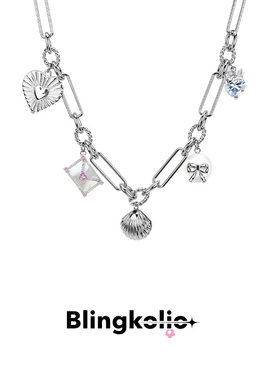【送礼精选】Blingkolio不另可2025多层爱心信封吊坠项链手链