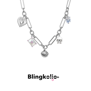 Blingkolio不另可2025多层爱心信封吊坠项链手链 送礼精选