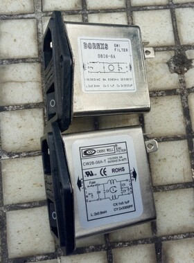 原装台湾正品CANNY WELL电源滤波器CW2B-06A-T保险开关插座三合一