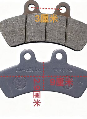 猛禽盛昊海宝龙启碟刹片电动电动汽车刹车刹车片四轮车碟刹皮片
