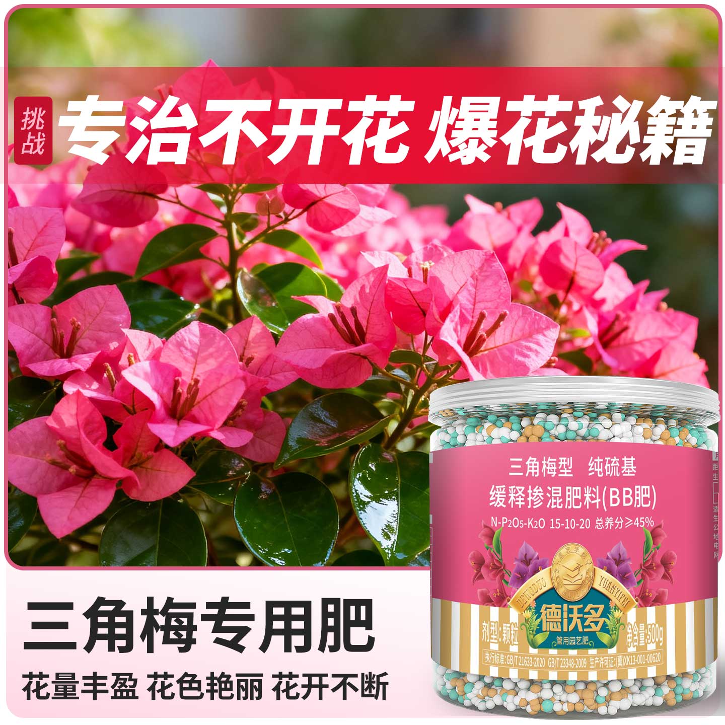 三角梅开花专用肥缓释肥