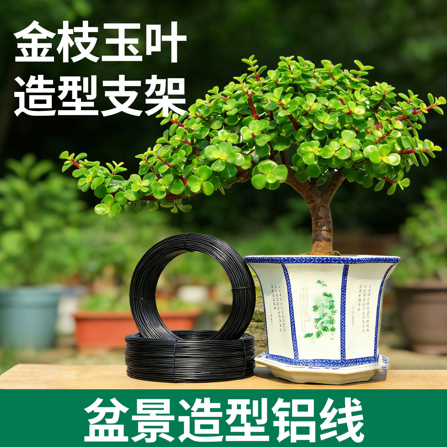 金枝玉叶随心造型|盆景专用铝线图片