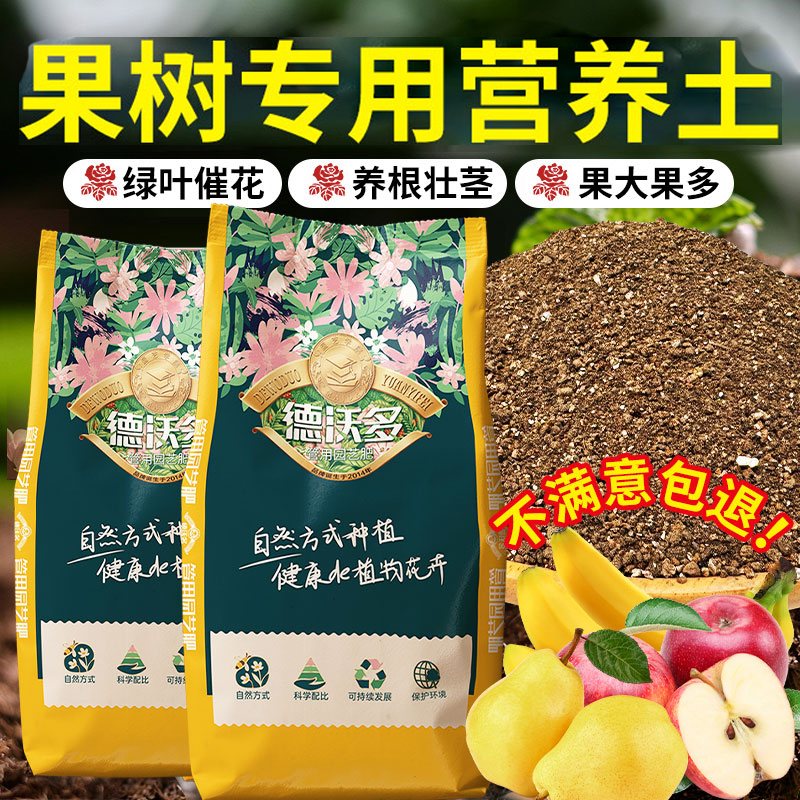 果树专用营养土盆栽柠檬树果苗橘