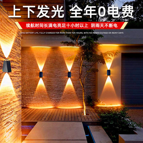 2025新款太阳能户外防水洗墙灯