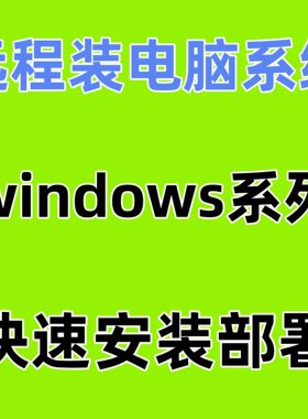 Windowsxp/7/10/11系统远程安装