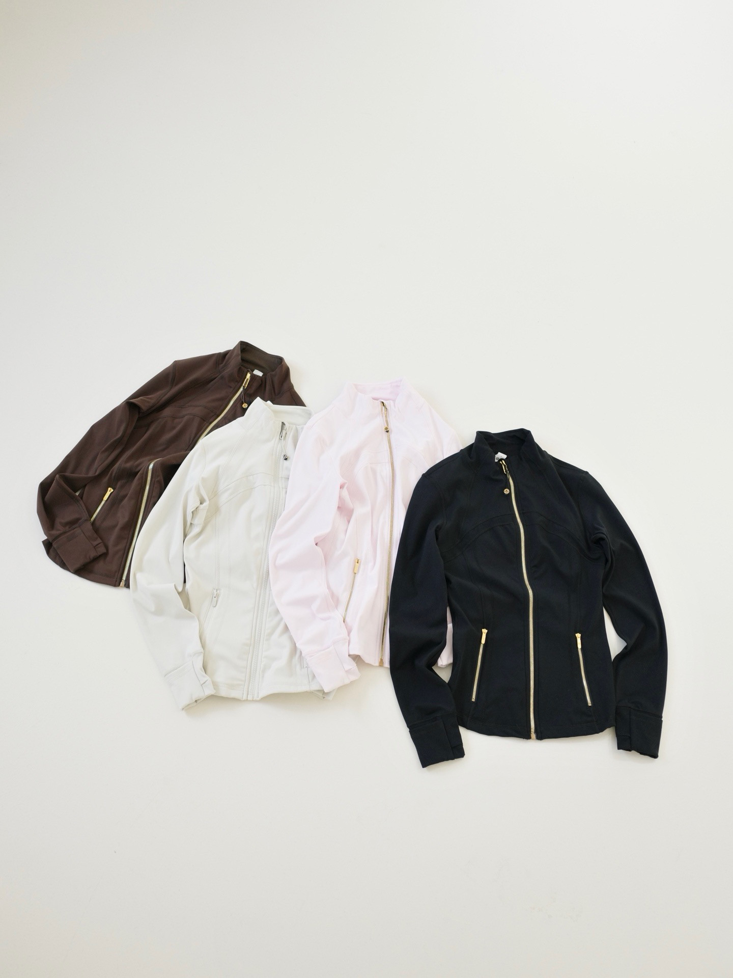 【灵魂Lu】Define金拉链瑜伽服限定版女士外套修身运动夹克长袖图片