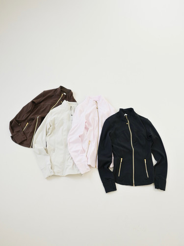 【灵魂Lu】Define金拉链瑜伽服限定版女士外套修身运动夹克长袖