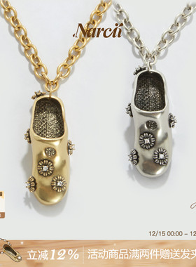 NARCII花园鞋项链女小众设计精致高级感小众设计鞋子项链生日礼物