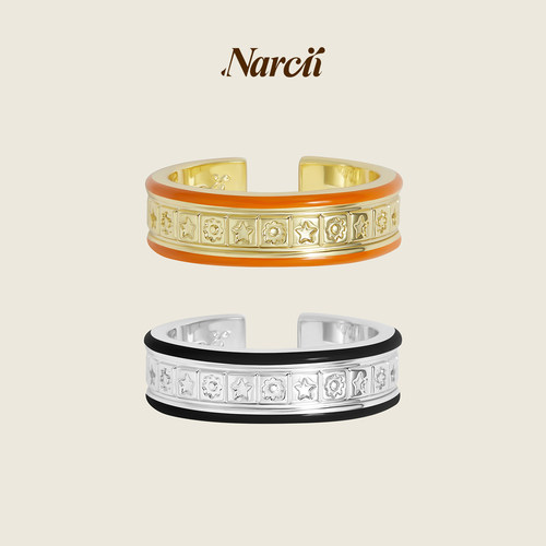 NARCII星寰戒指女轻奢精致简约时尚ins小众原创开口指环生日礼物