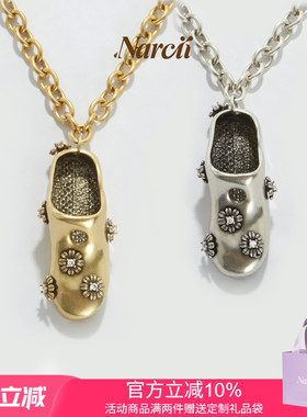 NARCII花园鞋项链女小众设计精致高级感小众设计鞋子项链生日礼物