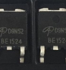AOD9N52 场效应MOS管 9A 520V 贴片TO252 丝印 D9N52